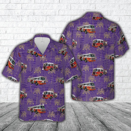 Philadelphia, Pennsylvania, hiladelphia Fire Department Engine 7 Ladder 10 Hawaiian Shirt