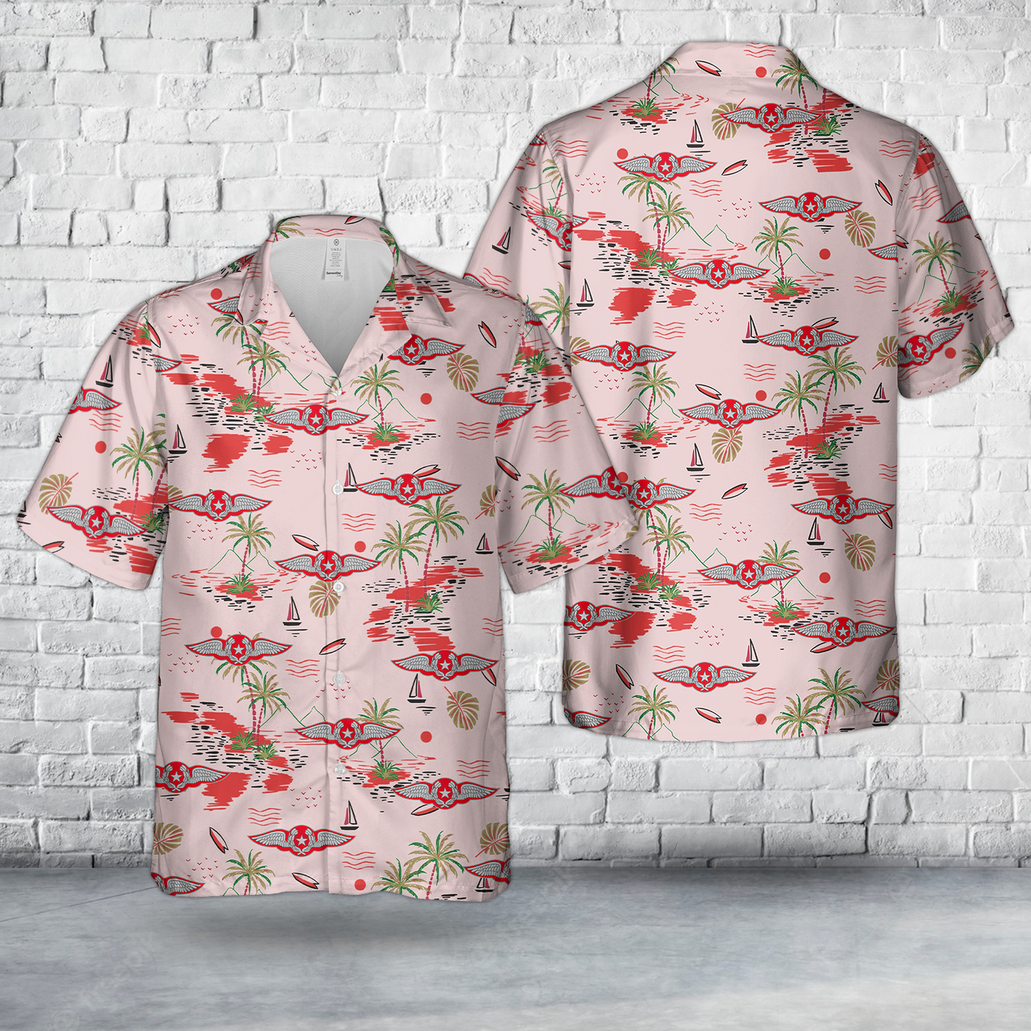 Pilot Badge Chilean Air Force Hawaiian Shirt