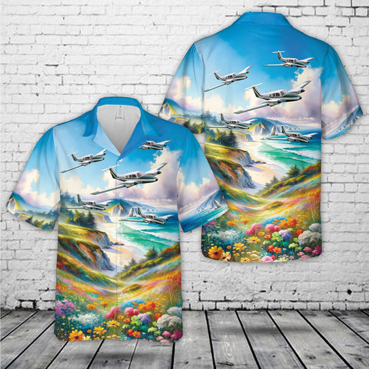 Piper PA-44 Seminole (LZ-FTO) Hawaiian Shirt