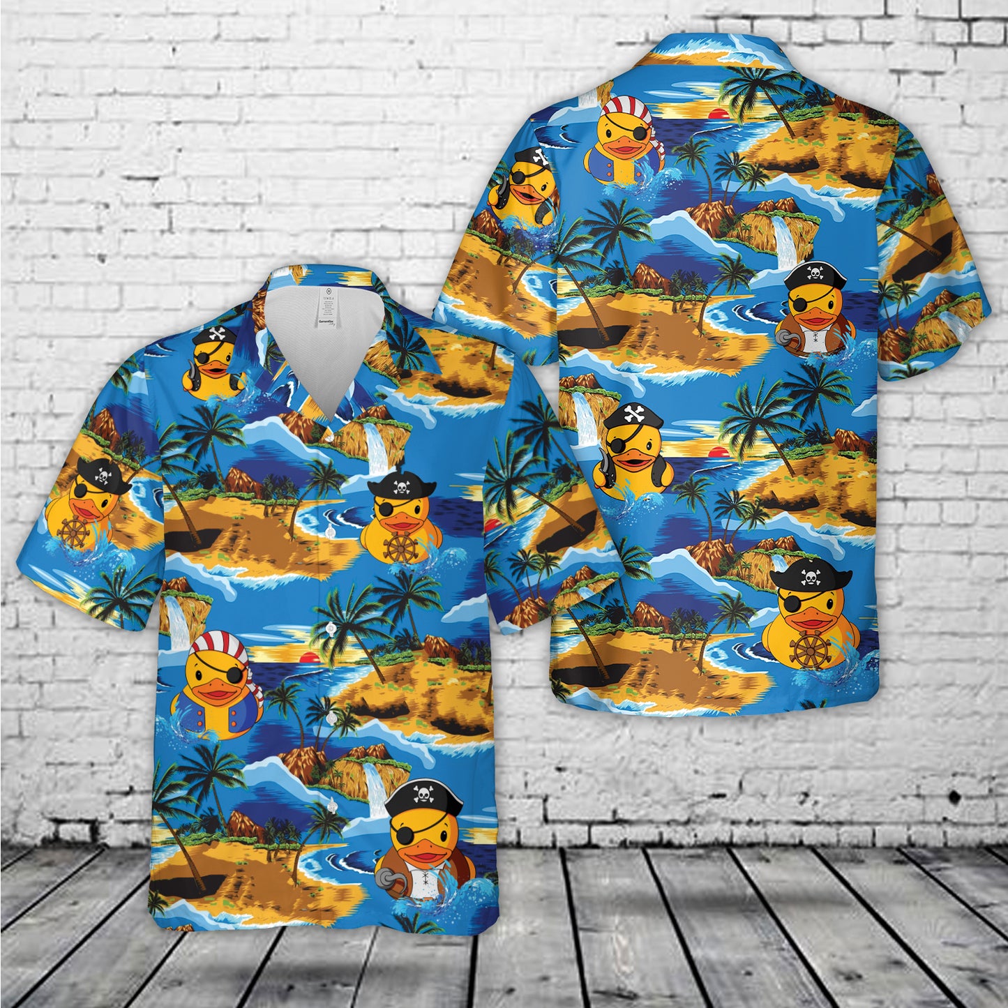 Pirate Rubber Duck Hawaiian Shirt