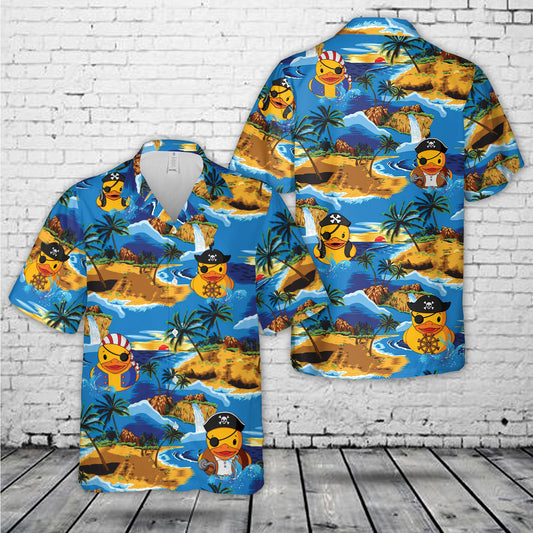 Pirate Rubber Duck Hawaiian Shirt