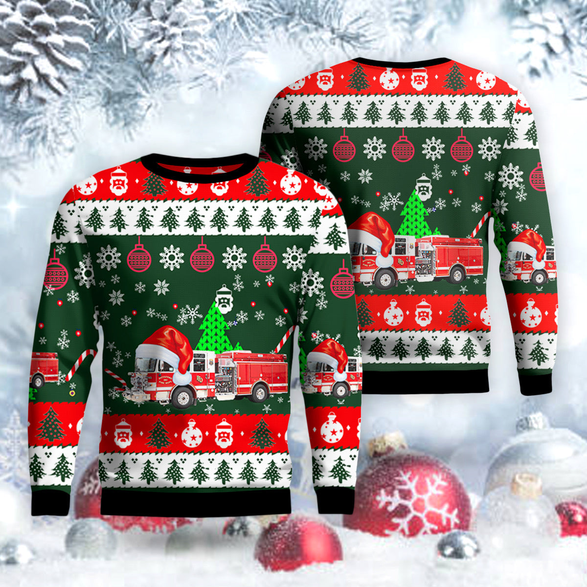 Pittsford, New York, Pittsford Fire District AOP Sweater