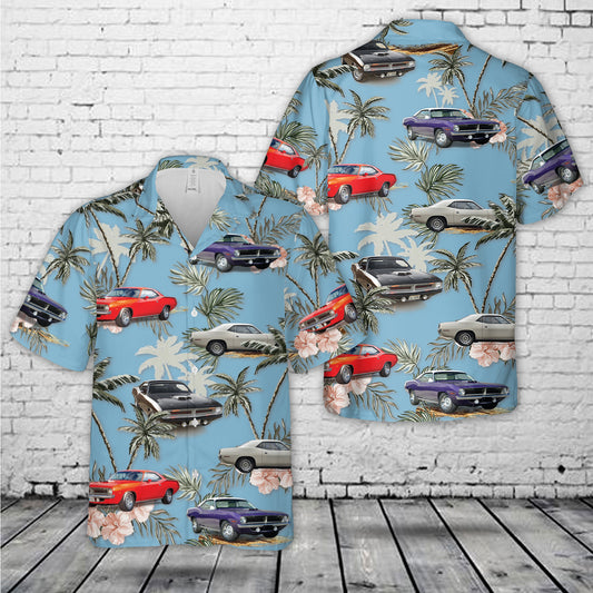 Plymouth Cuda 1970 Hawaiian Shirt