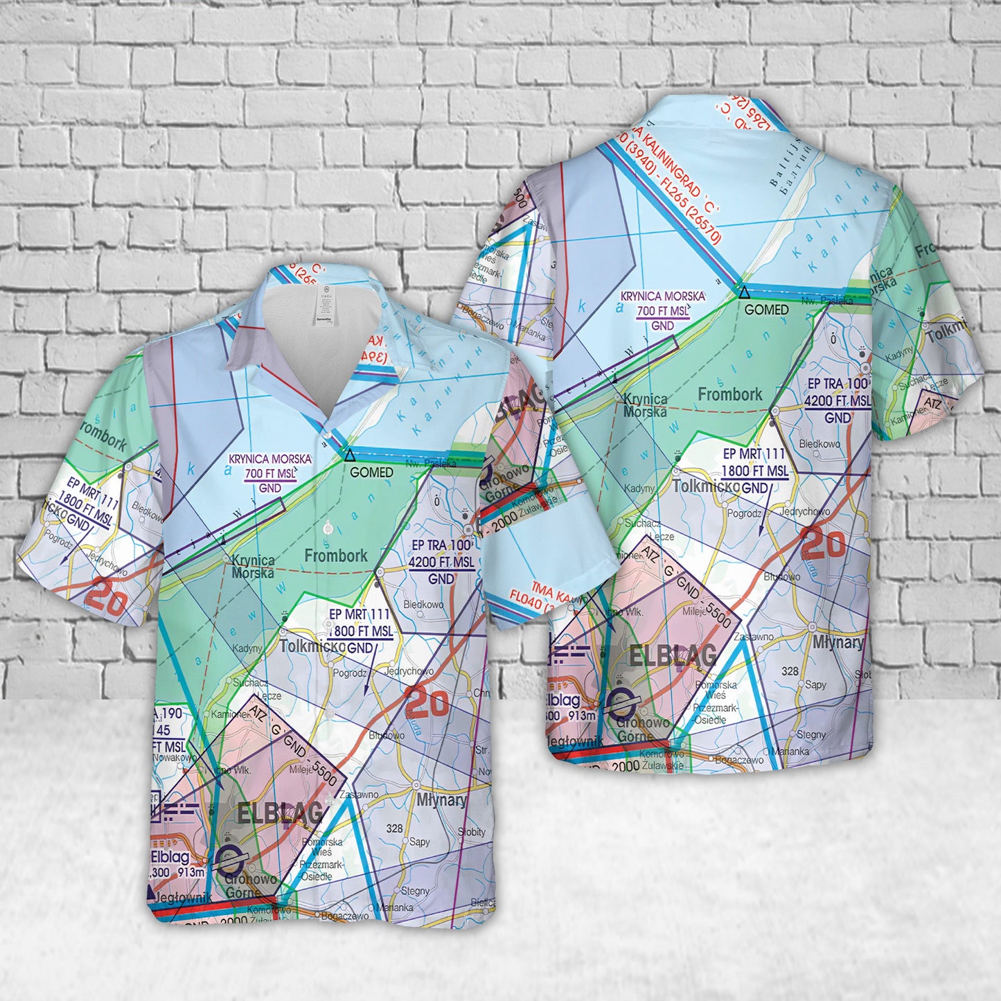 Poland North VFR Hawaiian Shirt
