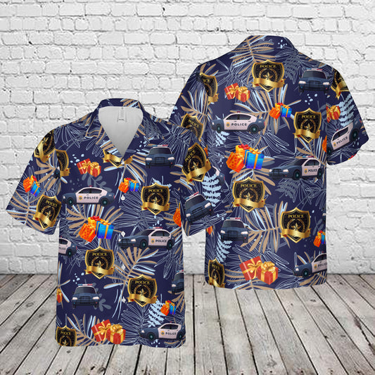 Police Christmas Hawaiian Shirt