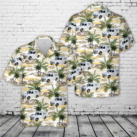 Police Morris Minor Van Hawaiian Shirt