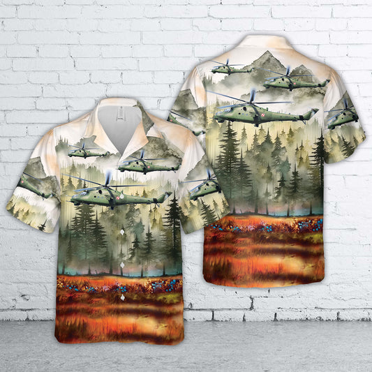Polish Air Force Mil Mi-24V Hind Hawaiian Shirt