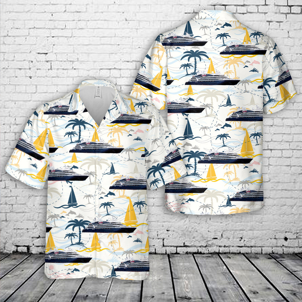 Ponant Explorer Cruise Ship Hawaiian Shirt