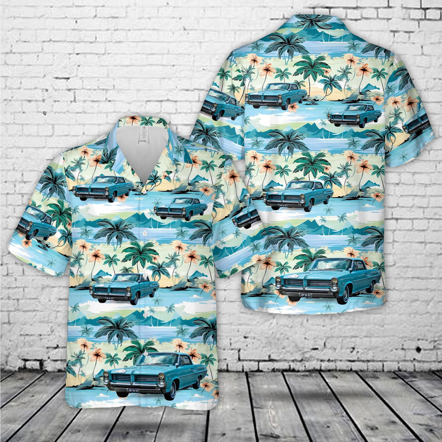 Pontiac Catalina Sports Coupé 1964 (8576) Hawaiian Shirt