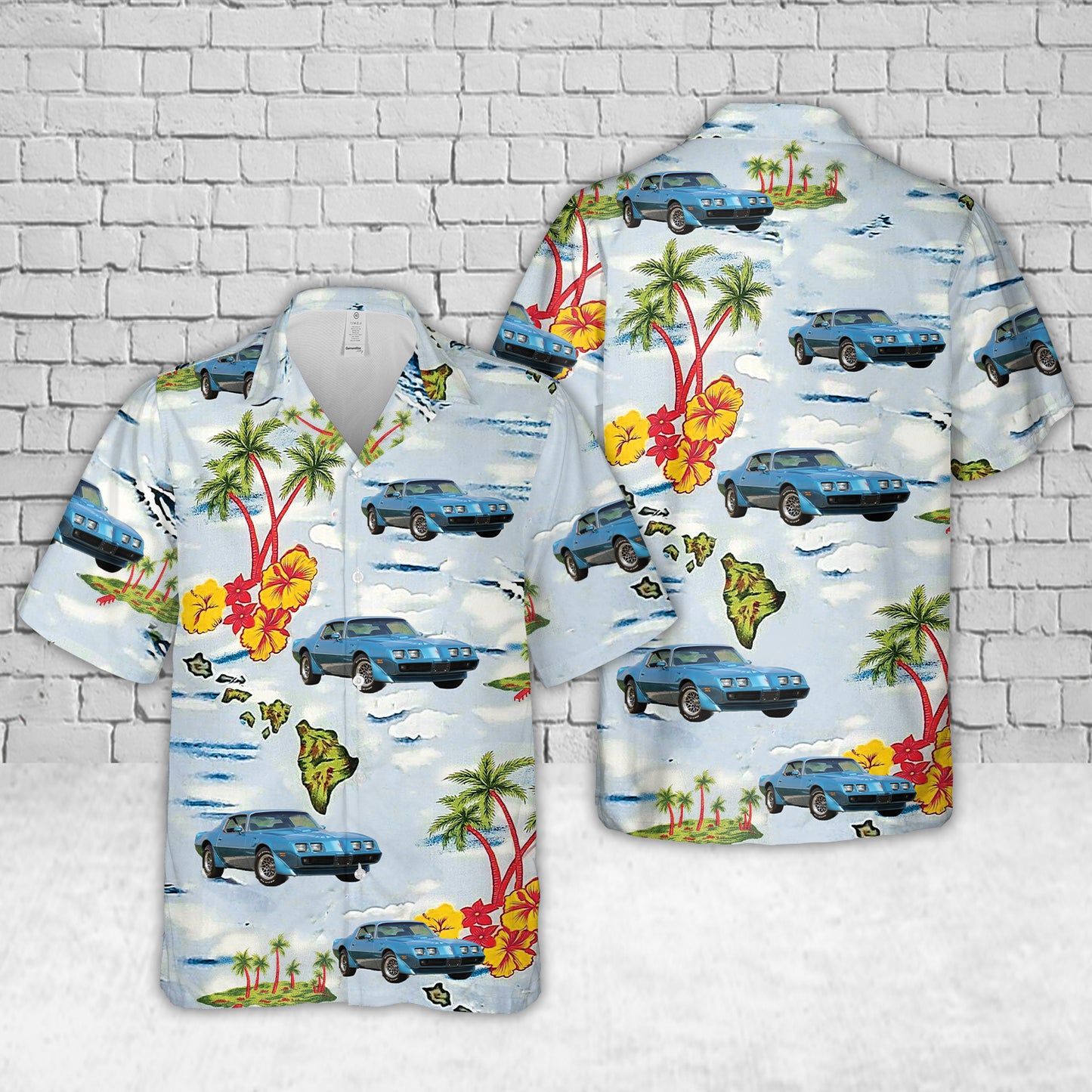 Pontiac Firebird 6.6 FW 87 Trans Am Hawaiian Shirt