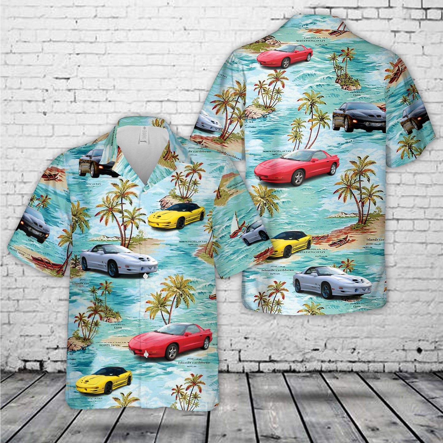 Pontiac Firebird Fourth generation (1993-2002) Hawaiian Shirt