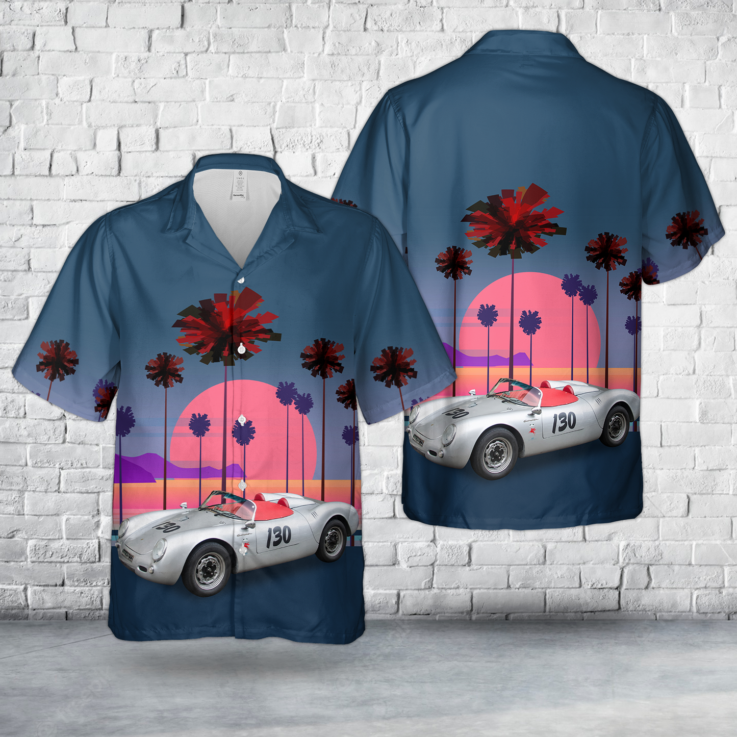 Porsche 550 Spyder Hawaiian Shirt