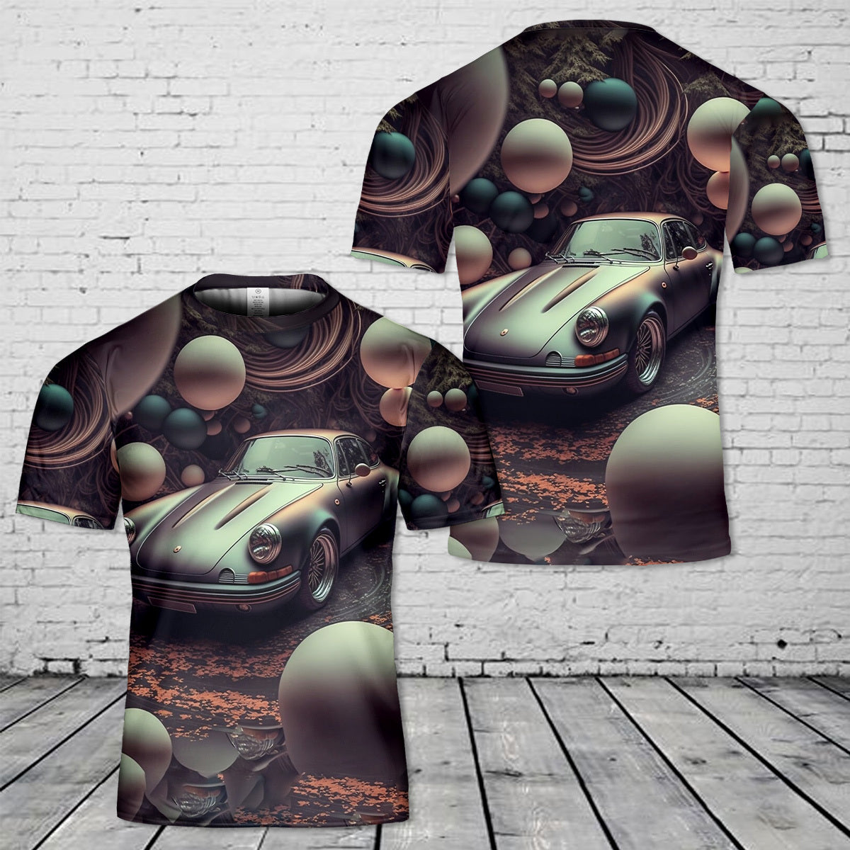 Porsche 911 T-Shirt 3D