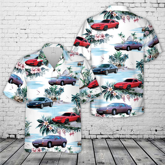 Porsche 928 Hawaiian Shirt