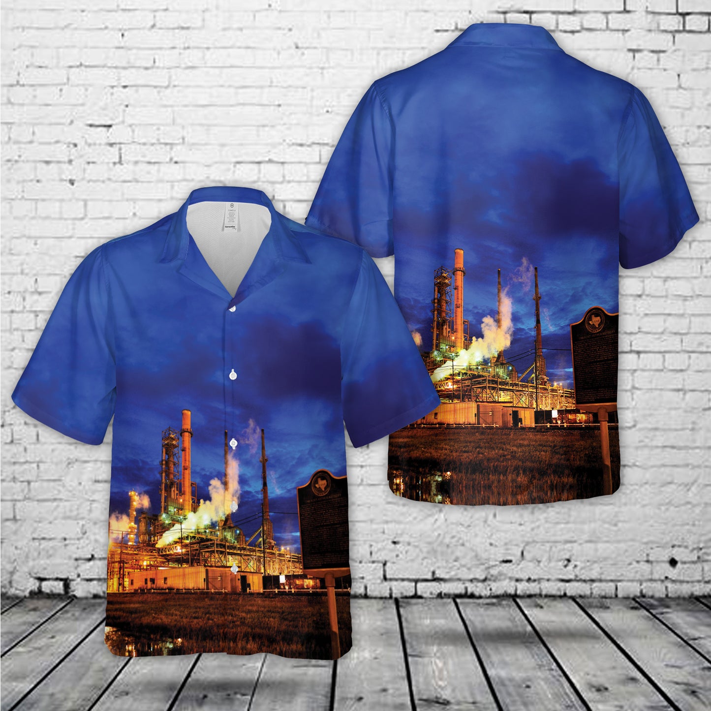 Port Arthur, Texas, Valero Refinery American Oil Refinery Saudi Aramco Hawaiian Shirt