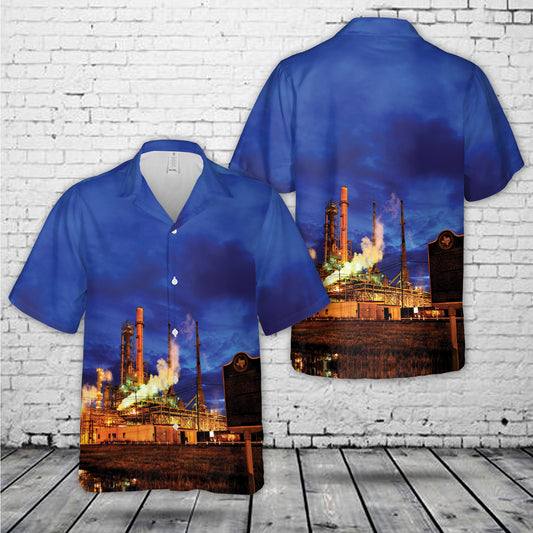 Port Arthur, Texas, Valero Refinery American Oil Refinery Saudi Aramco Hawaiian Shirt