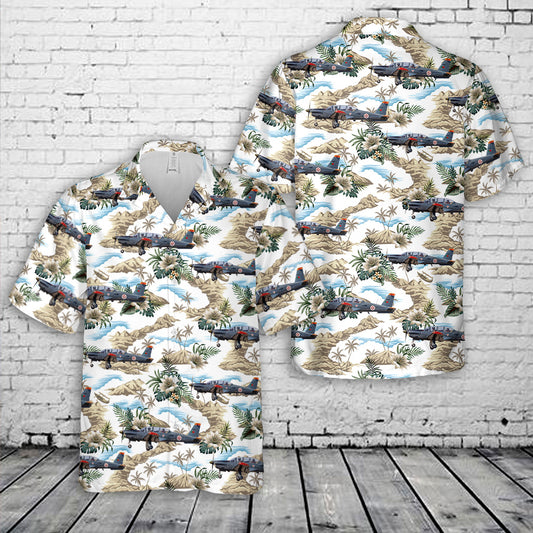 Portuguese Air Force Socata TB 30 Epsilon Hawaiian Shirt