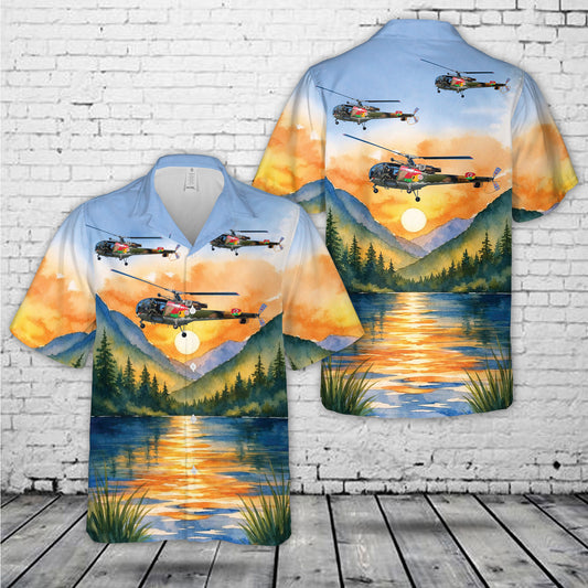 Portuguese air force alouette III Hawaiian Shirt