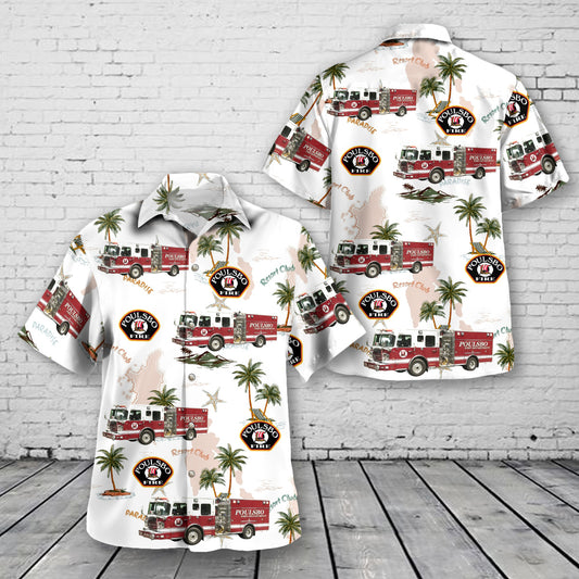 Poulsbo, Washington, Poulsbo Fire Department Engine 71 Hawaiian Shirt
