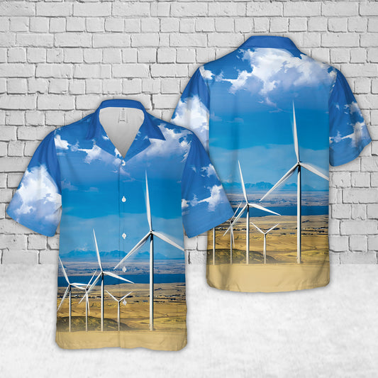 Power County Wind Farm - Power County, Idaho Hawaiian Shirt
