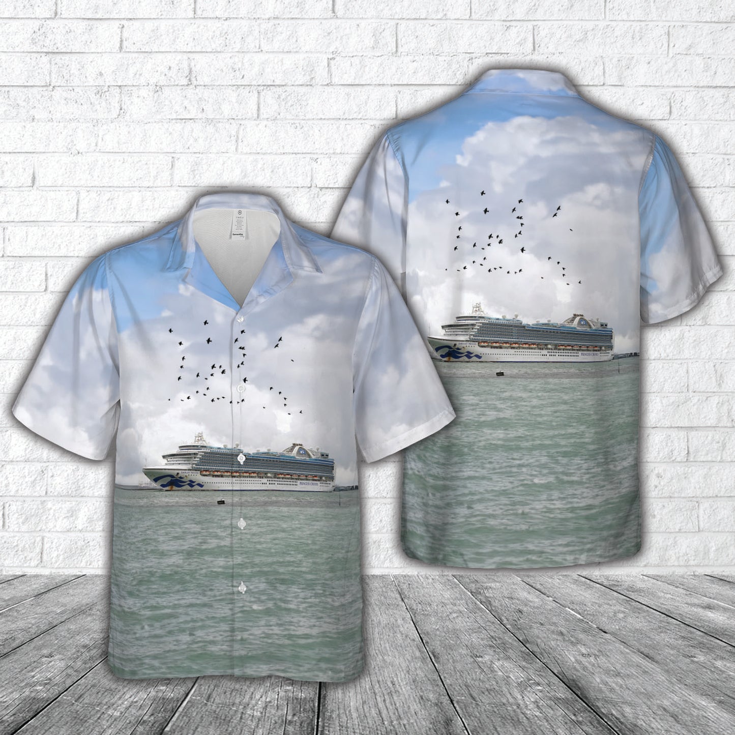 Princess Cruises Emerald Princess Hawaiian Shirt