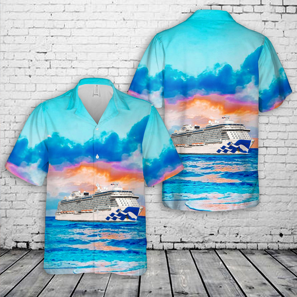 Princess Cruises Majestic Princess Hawaiian Shirt