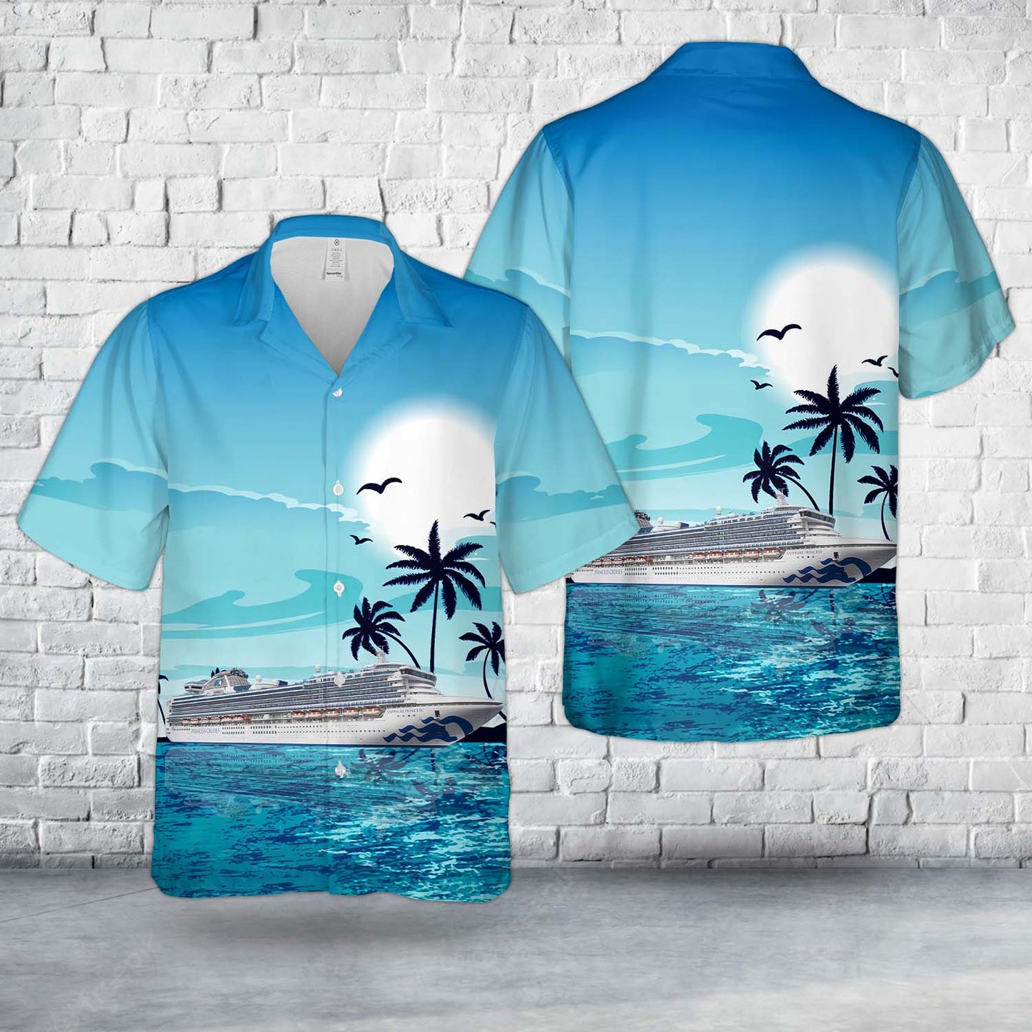 Princess Cruises Sapphire Princess Hawaiian Shirt