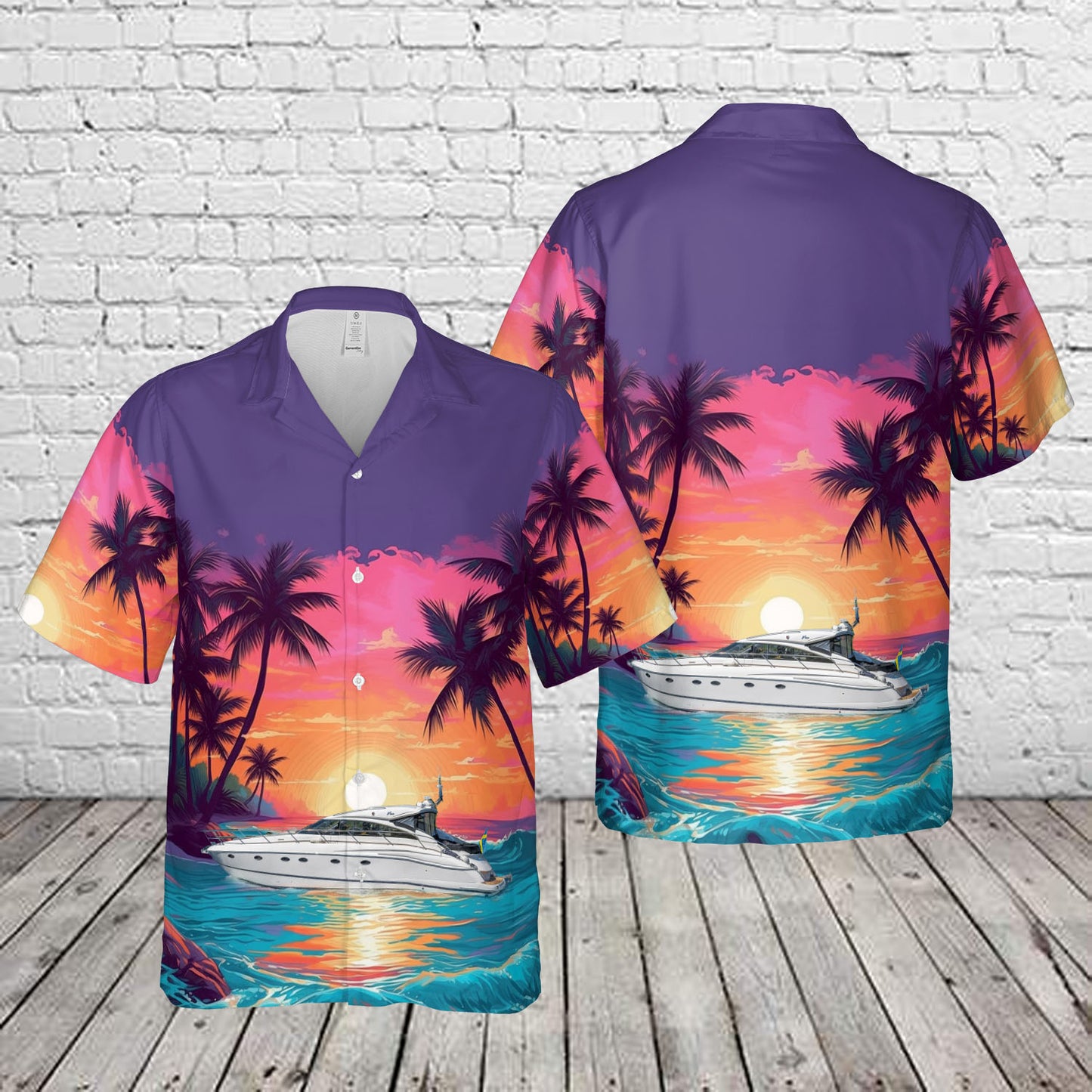 Princess Yachts V53 Hawaiian Shirt