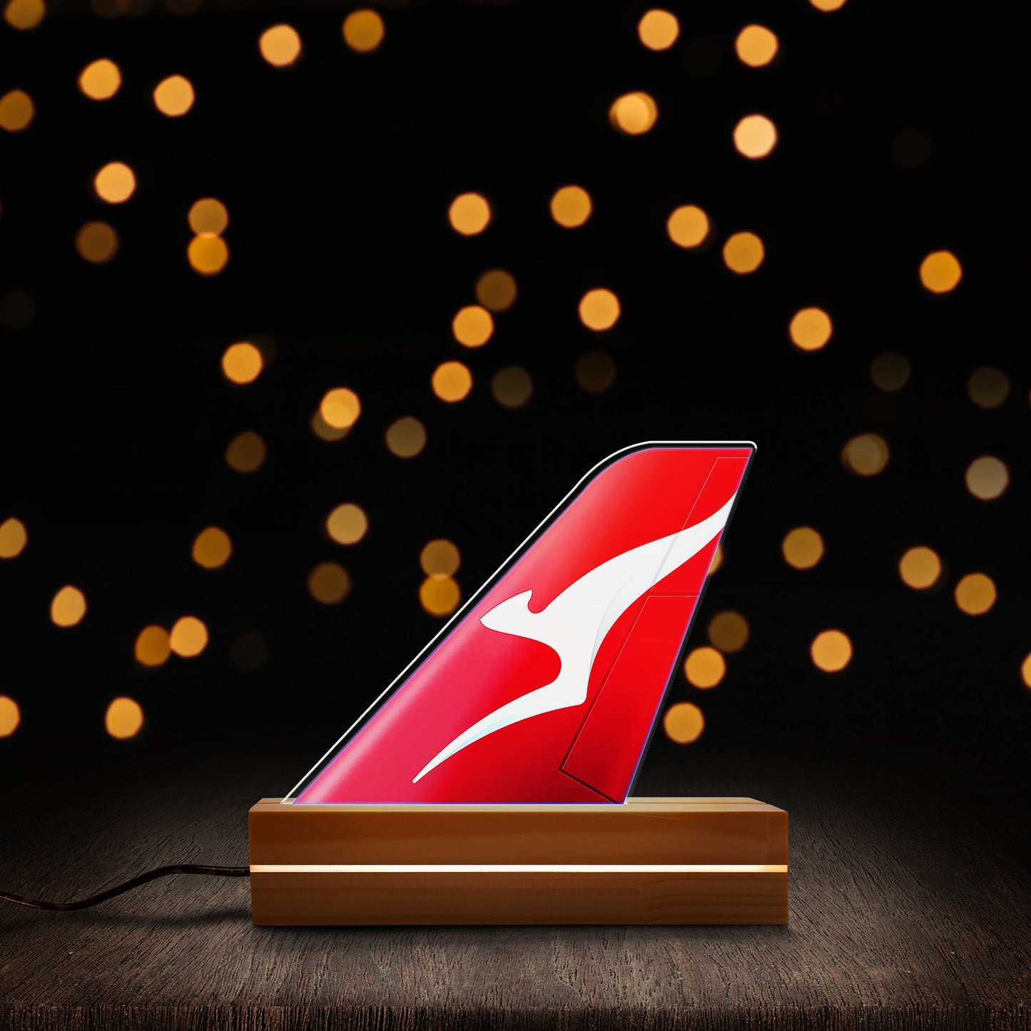 Qantas Airlines Tail Custom Shape Photo Night Light