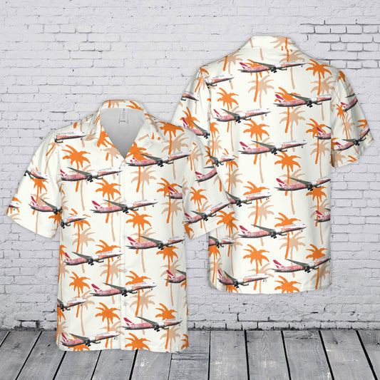 Qantas Boeing 787-9 Dreamliner Hawaiian Shirt