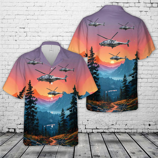 Qatar Emiri Air Force (QEAF) NH Industries NH-90TTH Hawaiian Shirt