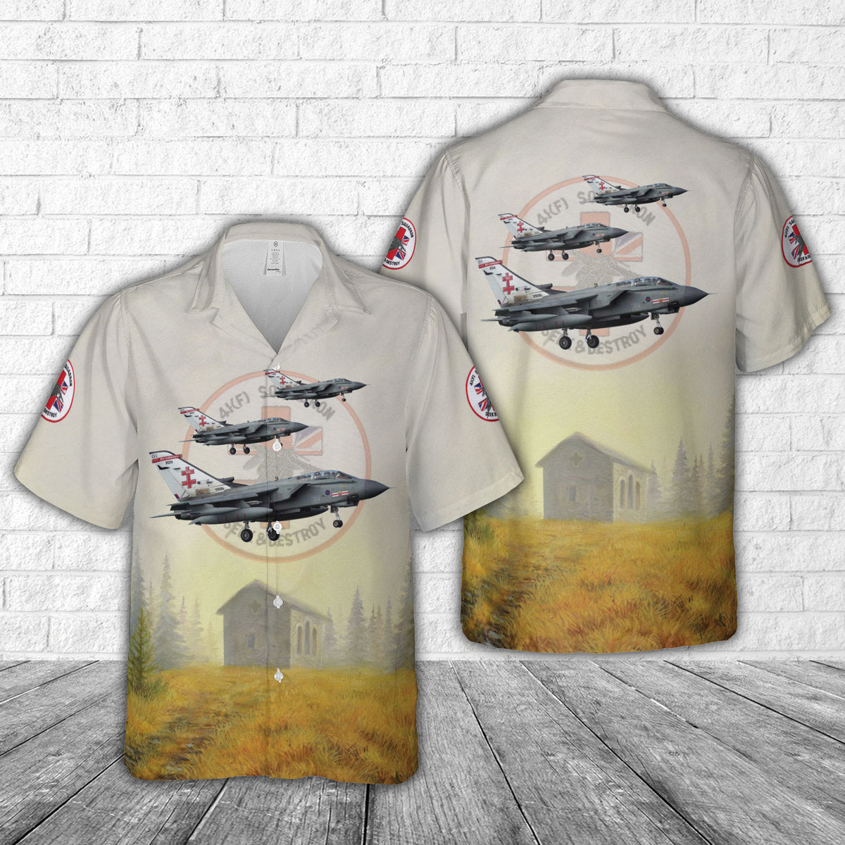 RAF 41 Squadron Royal Air Force Jaguar Seek And Destroy Hawaiian Shirt