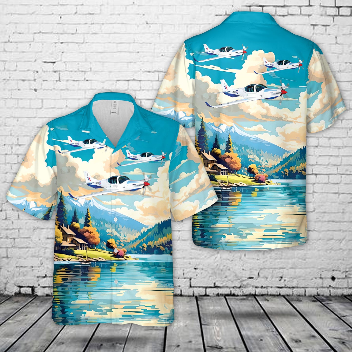 RAF Grob Prefect T1 Hawaiian Shirt
