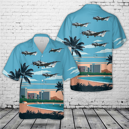 RAF Hawker Beechcraft 350CER Shadow R1 (B300C) Hawaiian Shirt