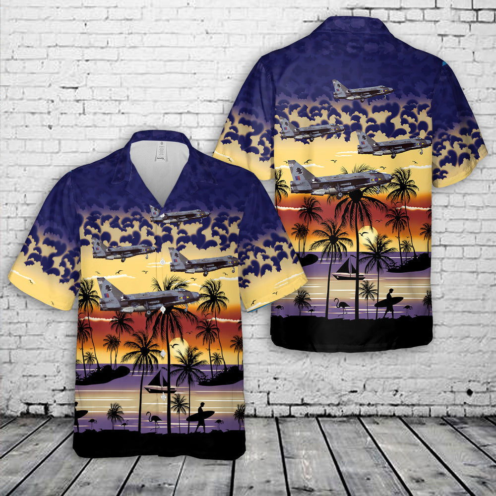 RAF No. 11 Squadron English Electric F6 Hawaiian Shirt