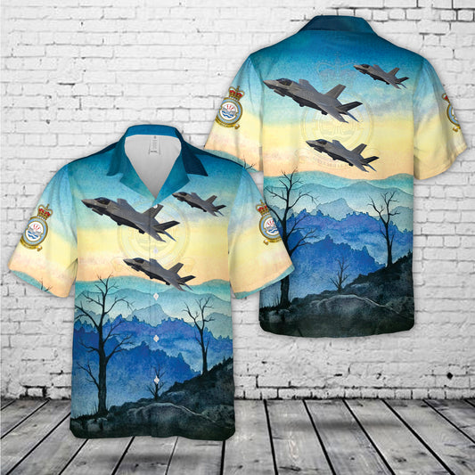 RAF No. 617 Squadron F-35B Lightning II Hawaiian Shirt