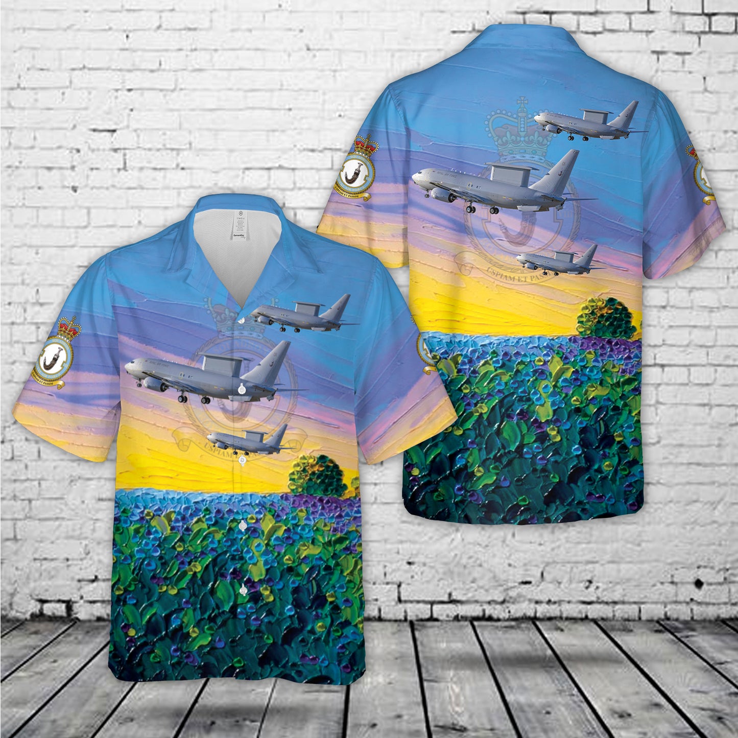 RAF No. 8 Squadron E-7 Wedgetail Hawaiian Shirt