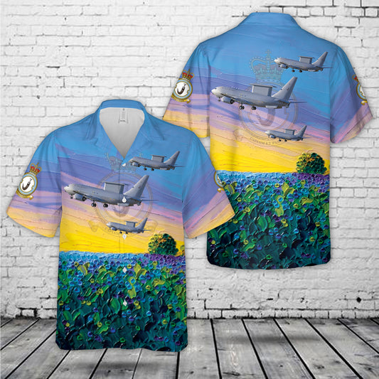 RAF No. 8 Squadron E-7 Wedgetail Hawaiian Shirt