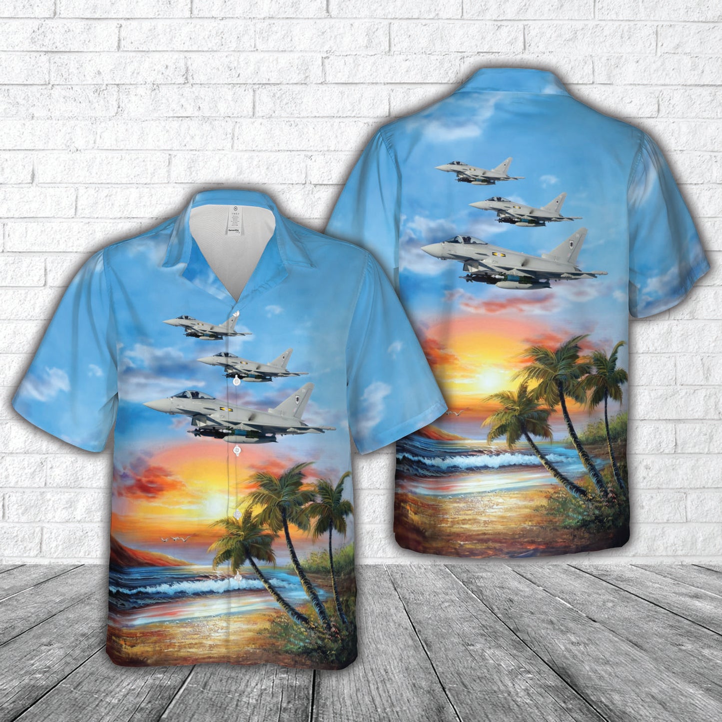 RAF No 11 Squadron Typhoon Hawaiian Shirt