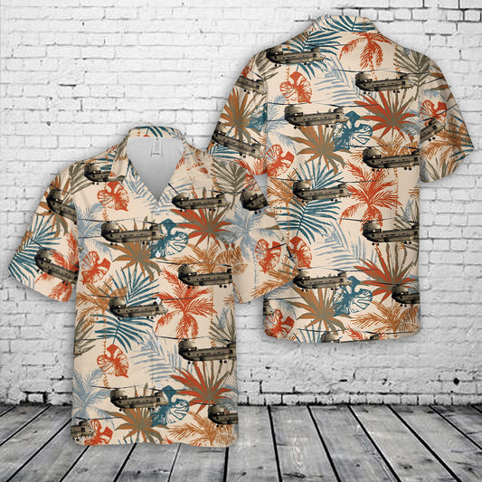 RAF Royal Air Force Boeing Chinook ZH904 "HADES" Hawaiian Shirt