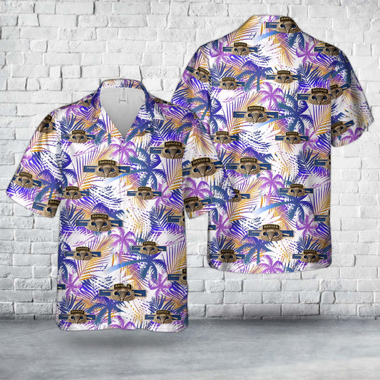 RANGER Basic Jump Wings US Army Combat Infantry Badge Hawaiian Shirt