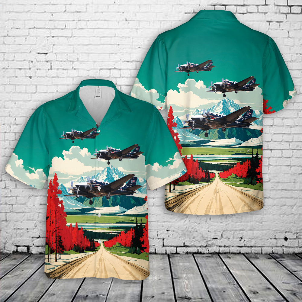 RCAF Beechcraft C90A King Air Hawaiian Shirt