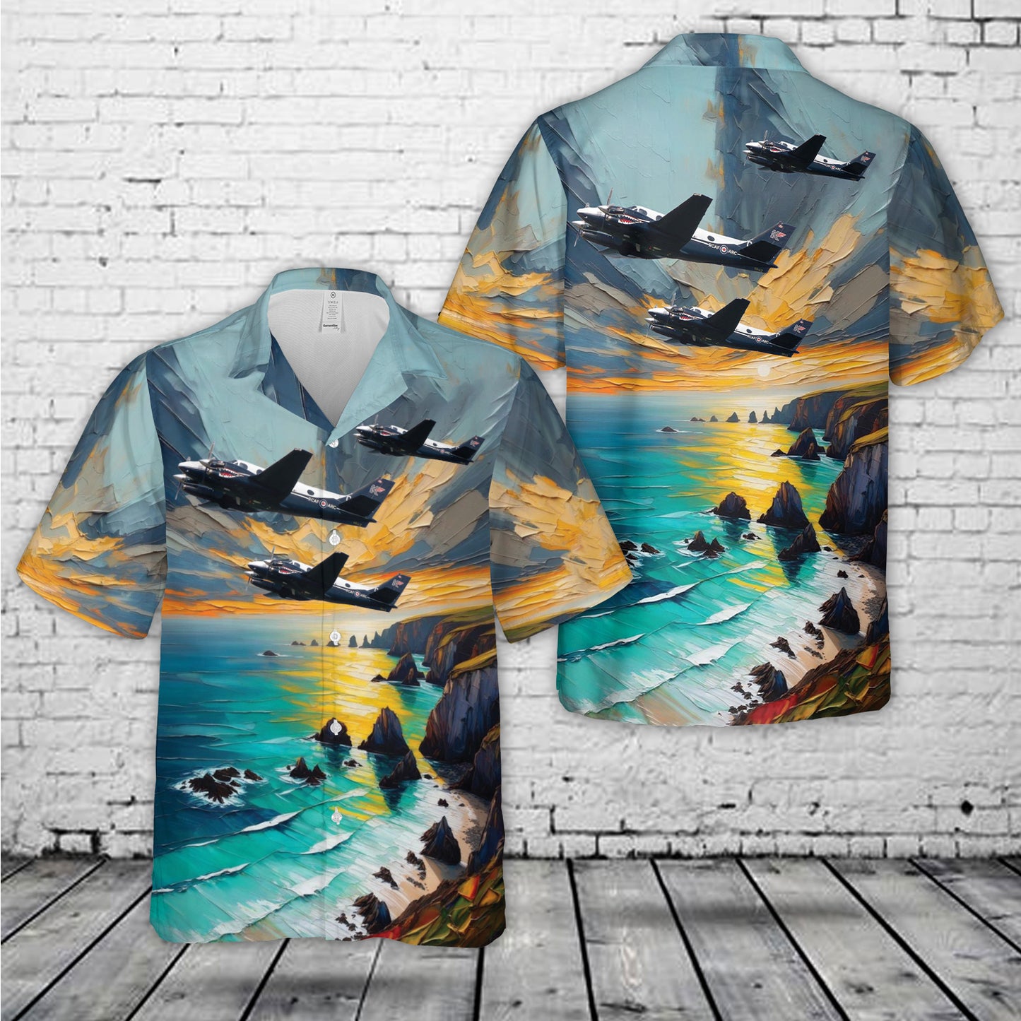 RCAF Beechcraft C90B King Air Hawaiian Shirt