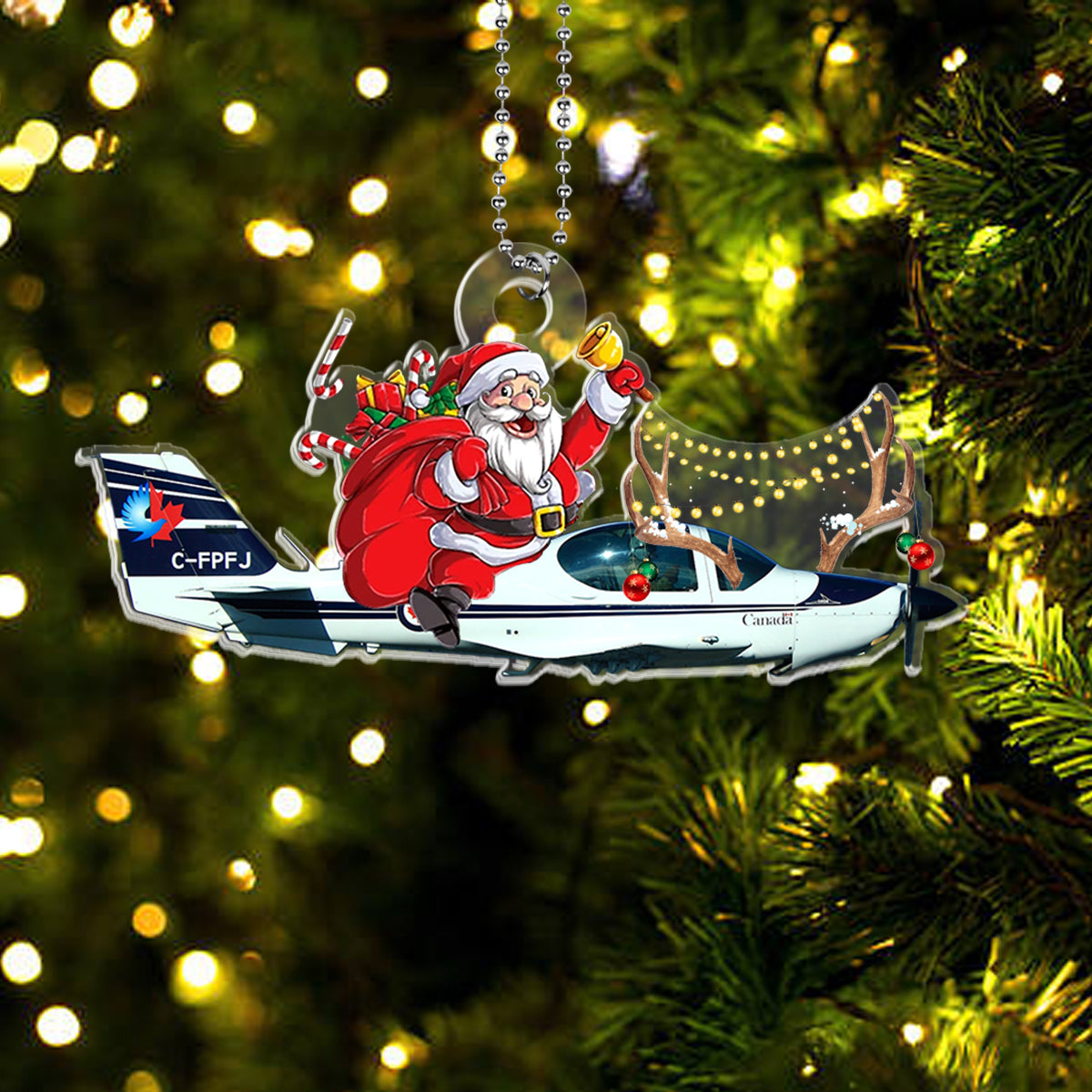 RCAF Grob G120A Christmas Ornament