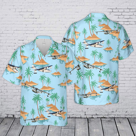 RCAF Historical Aircraft Consolidated Canso Hawaiian Shirt