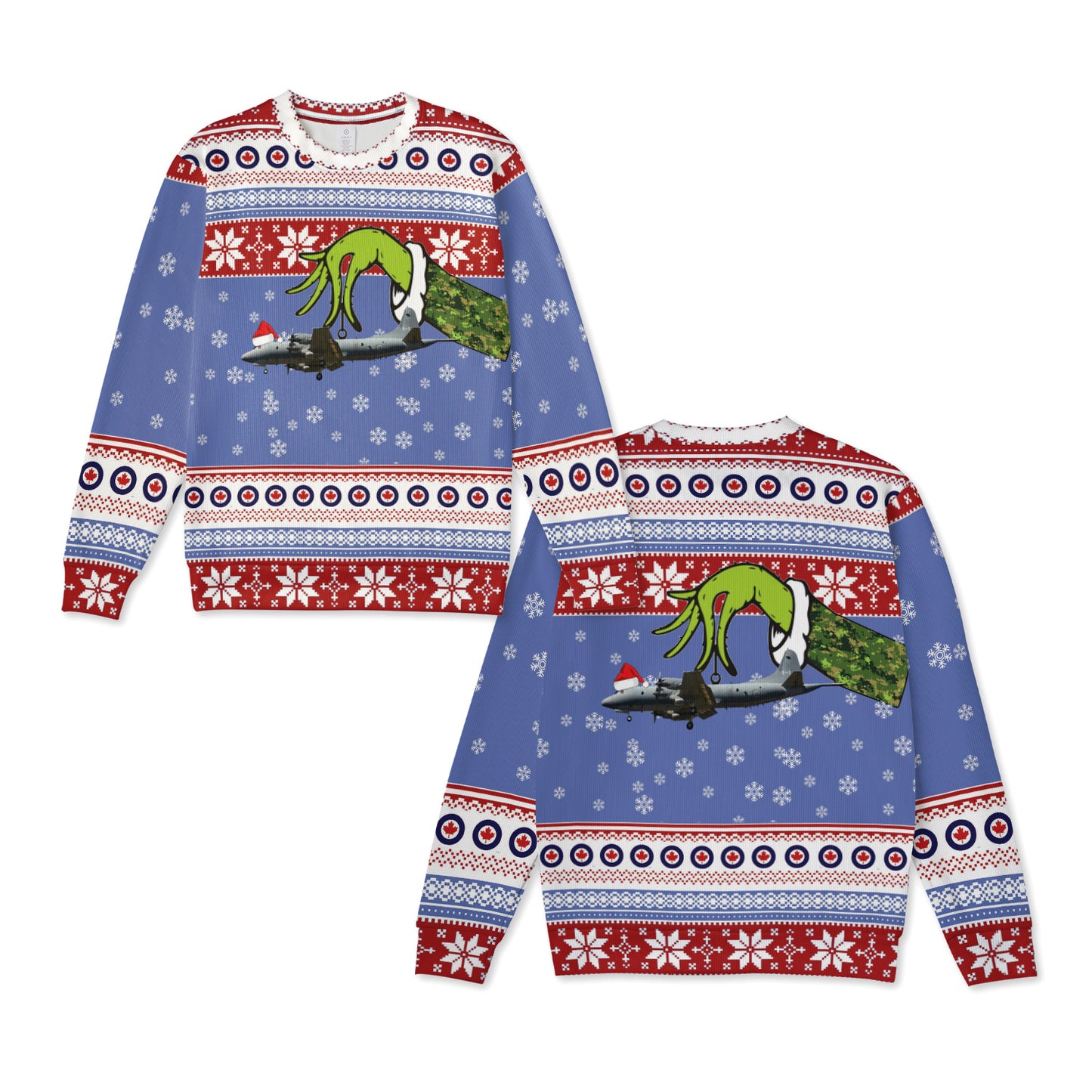 RCAF Lockheed CP-140 Aurora Ugly Christmas Knitted Sweater