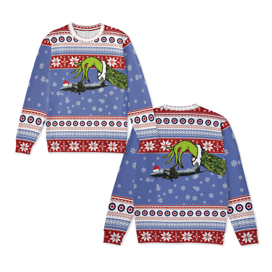 RCAF Lockheed CP-140 Aurora Ugly Christmas Knitted Sweater