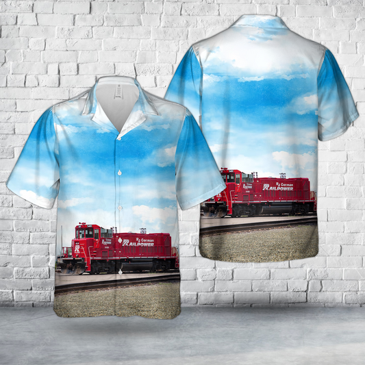 RJ Corman Railpower RP20BD Hawaiian Shirt