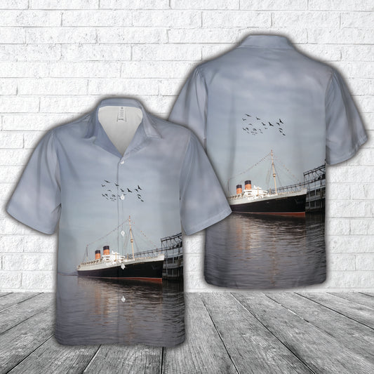 RMS Mauretania II (1938) Hawaiian Shirt