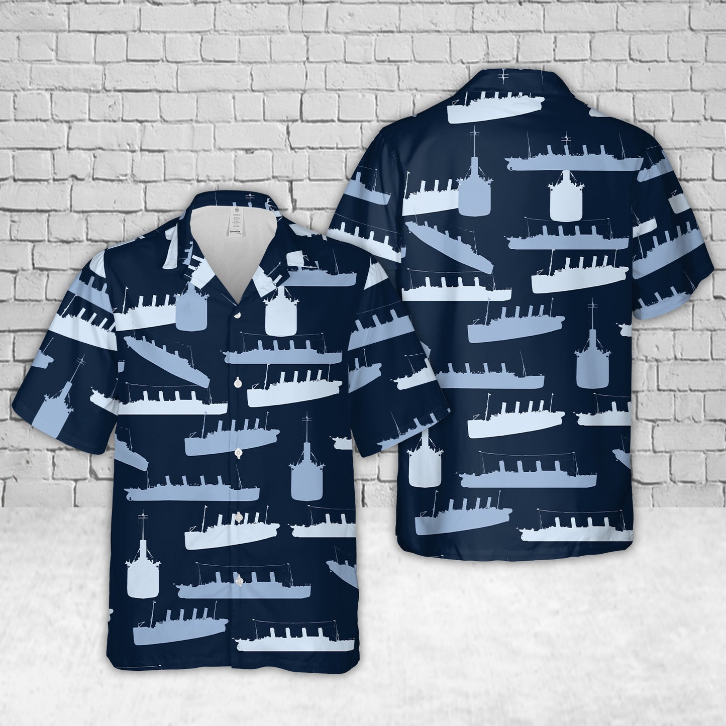 RMS Titanic Silhouette Hawaiian Shirt